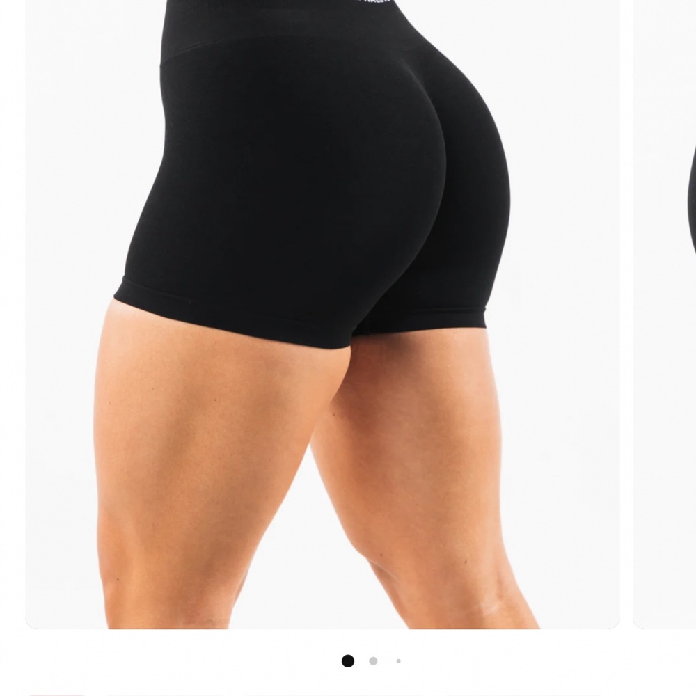 Alphalete Amplify High Rise Shorts Black Medium